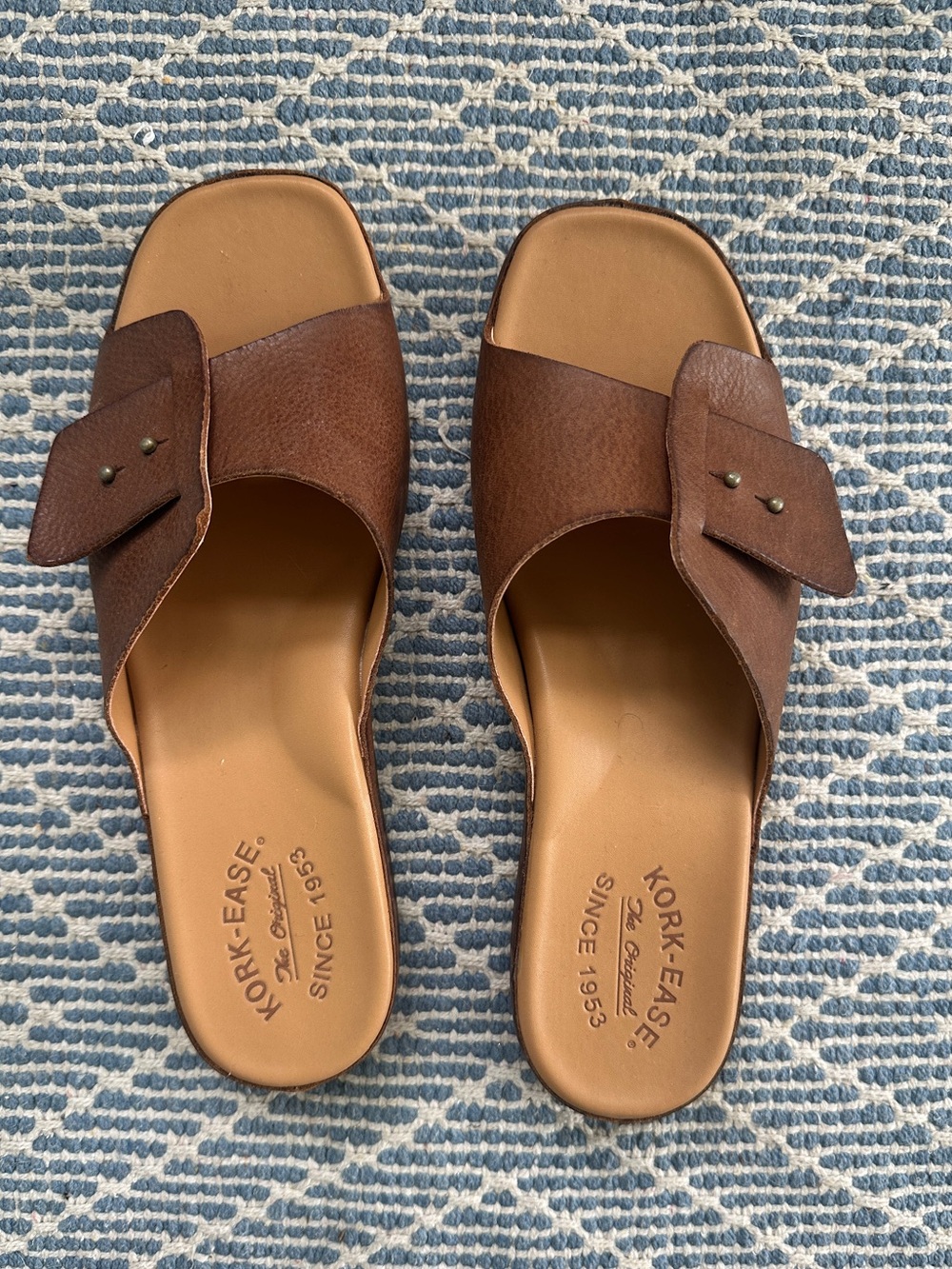 Kork-Ease Mesa Brown Leather Sandals